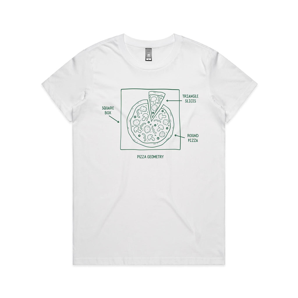 Pizza Geometry Women's AS Colour T-shirt