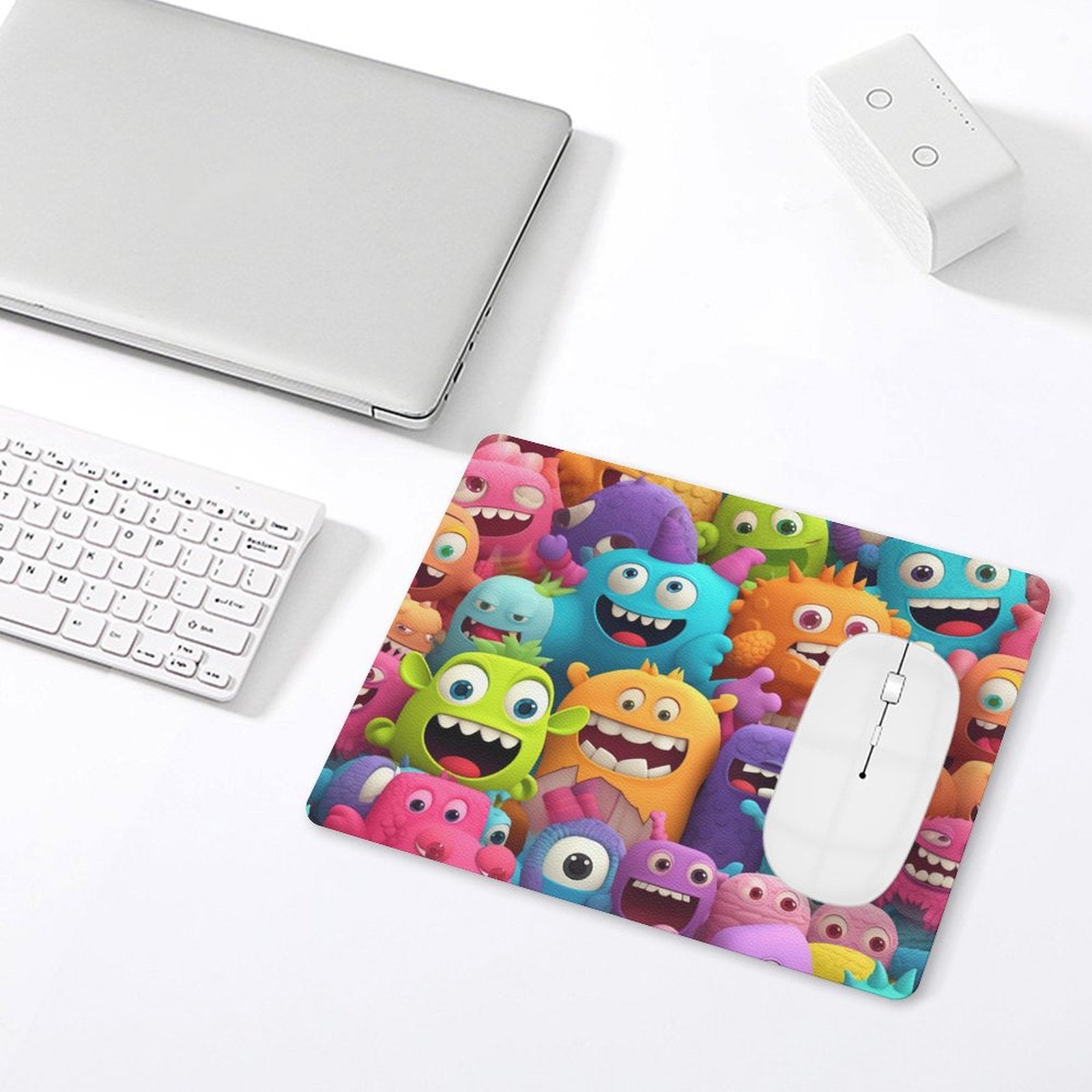 Cute Monsters - Leather Mouse Pad Leather Mouse Pad Printed Offshore Sci Fi