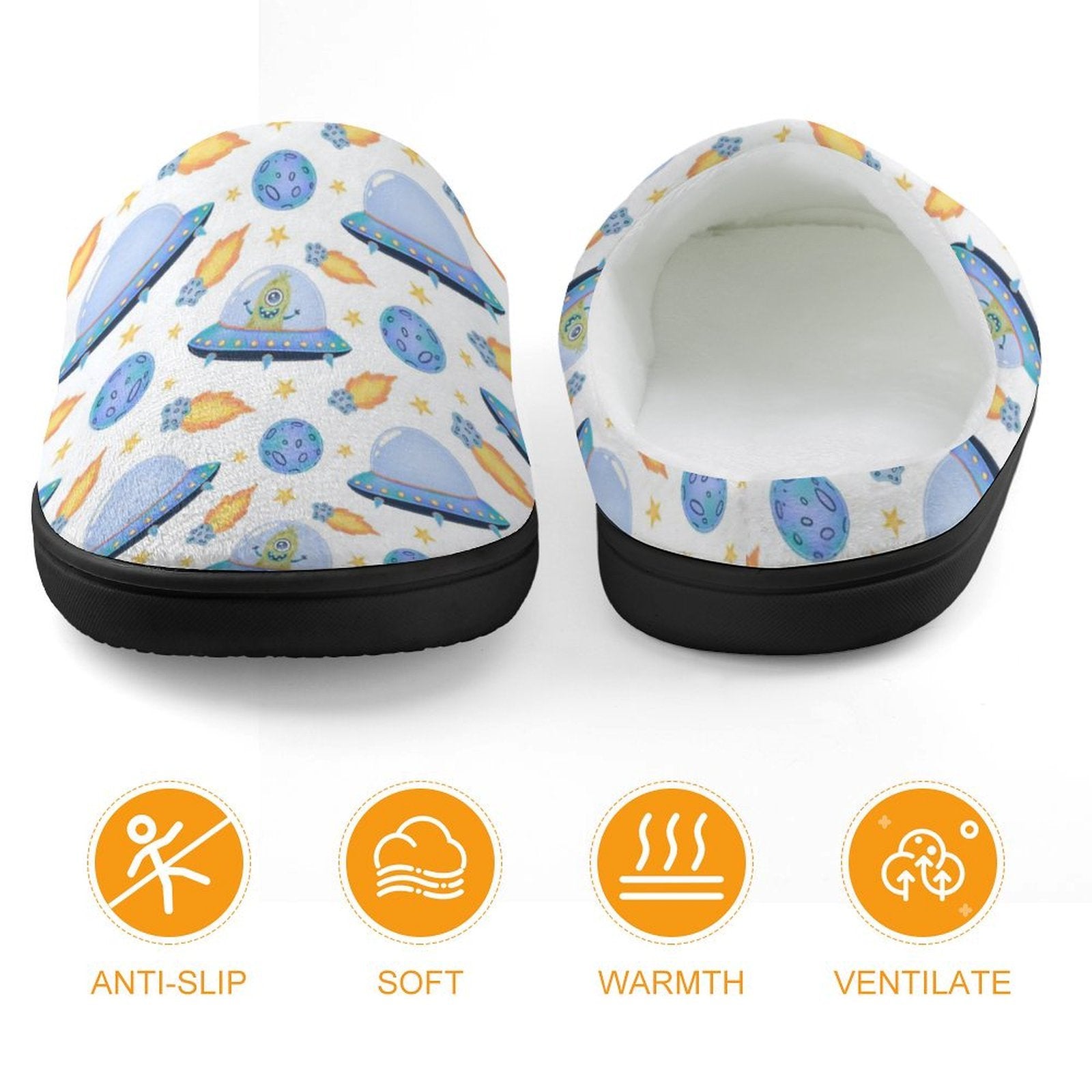 UFO's Kids Cotton Slippers