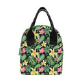 Frangipani Zipper Lunch Bag One Size Zipper Lunch Bag Printed Offshore