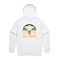 Alien, Ew People Men's AS Colour Hoodie White Mens Hoodie Printed In Australia Sci Fi
