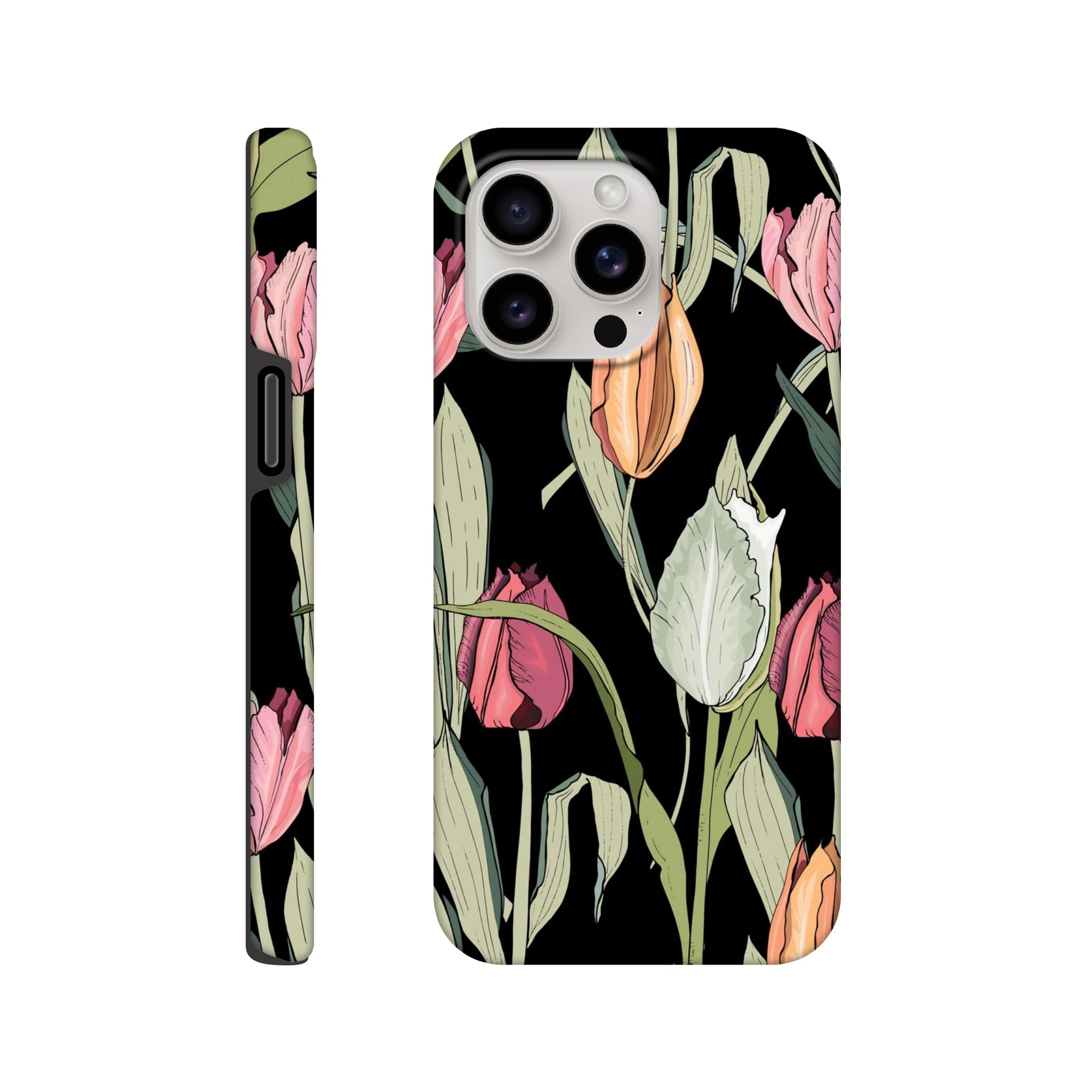 Tulips - Apple iPhone Tough case iPhone 15 Pro Max iPhone Tough Case Globally Fulfilled Plants