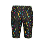Fun Lightning Women's Bike Shorts With Side Pockets Women's Bike Shorts comic Printed Offshore
