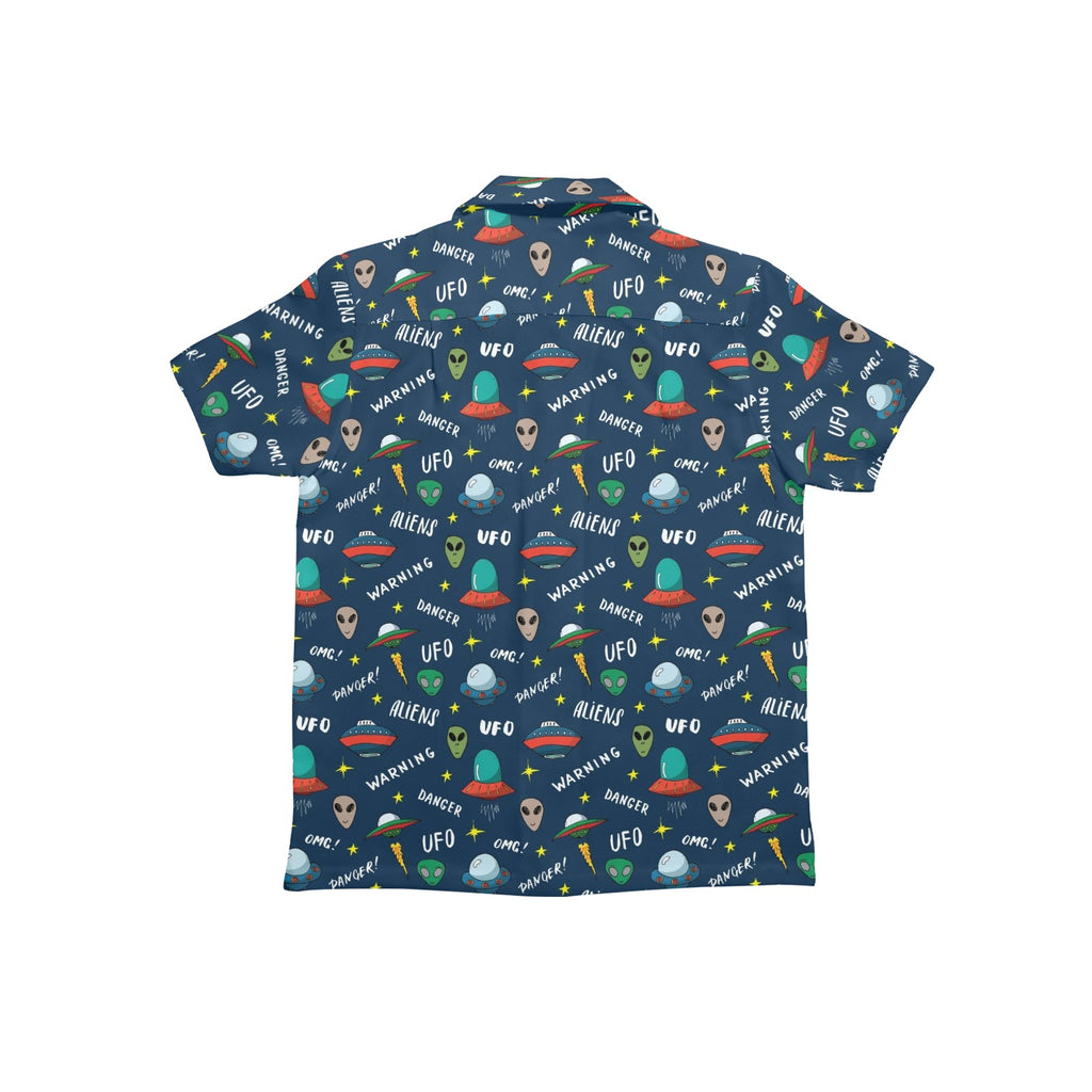 UFO's And Aliens Junior Kids Hawaiian Shirt