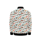 Pretty Moths And Butterflies Kids Bomber Jacket Kids Bomber Jacket animal Printed Offshore