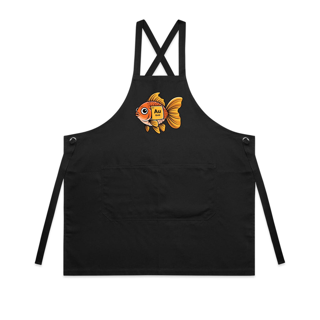 Gold Fish Periodic Table AS Colour Carrie Apron