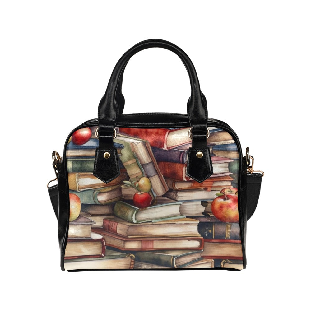 Watercolour Books - Shoulder Handbag (Model 1634) Shoulder Handbags (1634)