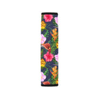 Tropical Floral Car Seat Belt Cover 7''x10'' (Pack of 2) Car Seat Belt Cover 7x10 (Pack of 2) Plants Printed Offshore