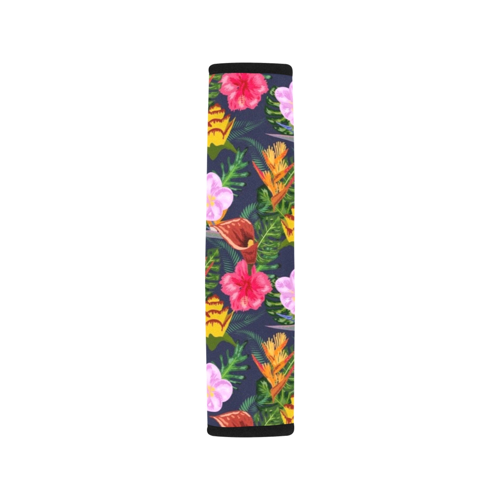 Tropical Floral Car Seat Belt Cover 7''x10'' (Pack of 2) Car Seat Belt Cover 7x10 (Pack of 2) Plants Printed Offshore