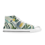 Cockatoo Women's High Top Canvas Shoes Womens Classic High Top Shoes animal Printed Offshore