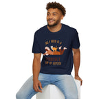 All I Need Is A Purrfect Cup Of Coffee - Unisex Softstyle T-Shirt