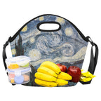 Starry Night - Neoprene Lunch Bag Neoprene Lunch Bag Printed Offshore