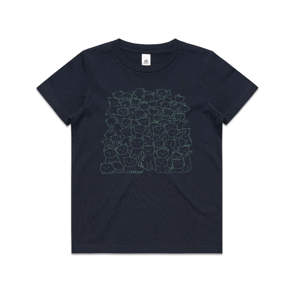 Lots And Lots Of Cats Kid's AS Colour T-shirt