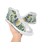 Cockatoo - Men's High Top Canvas Shoes