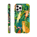 Tropical Jungle Animals - Apple iPhone Tough case iPhone 12 Pro iPhone Tough Case animal Globally Fulfilled
