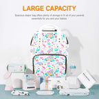 Mermaid World Multi-Function Backpack, Nappy / Diaper Bag Multi-function Backpack, Nappy / Diaper Bag Printed Offshore