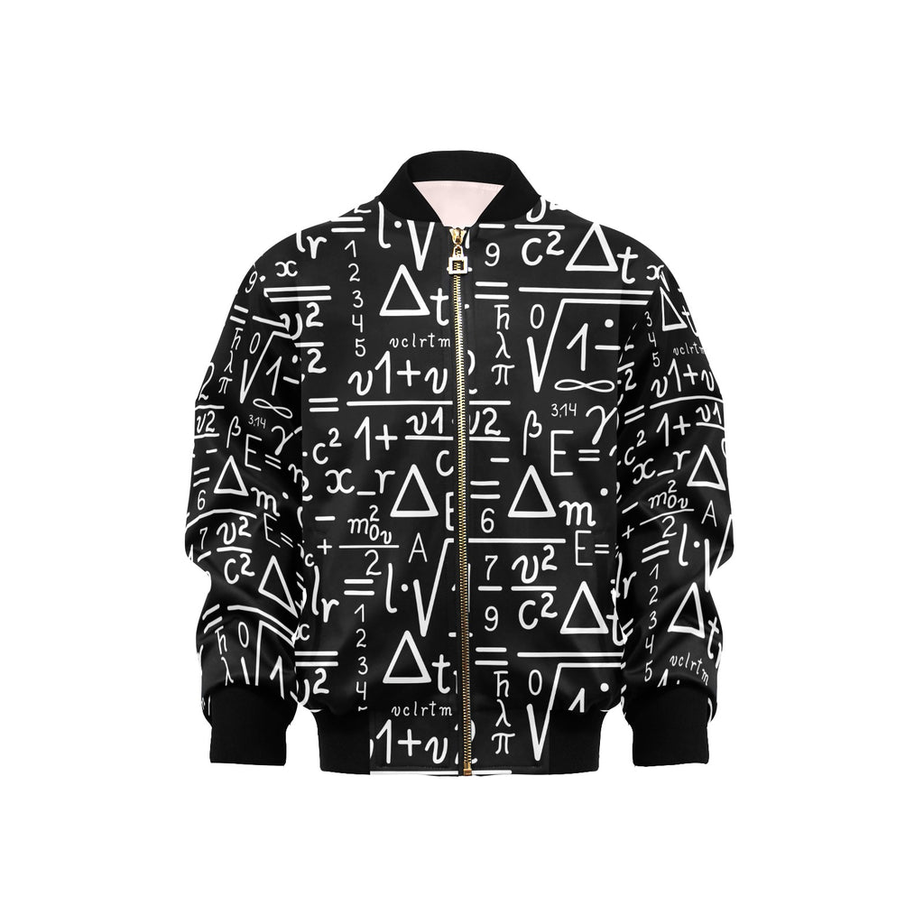 Mathematics Kids Bomber Jacket XL Kids Bomber Jacket Maths Printed Offshore