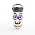 Personalised - I Need Coffee - White 15oz Stainless Steel Travel Mug Default Title Personalised Travel Mug coffee customise funny Globally Fulfilled personalise