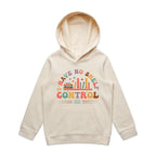 I Have No Shelf Control, Books - Kids Hoodie Ecru Kids Hoodie Printed In Australia