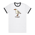 Triangull Geometry Seagull AS Colour Staple Ringer Tee