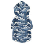 Japanese Waves Pet Hoodie (Large Size)