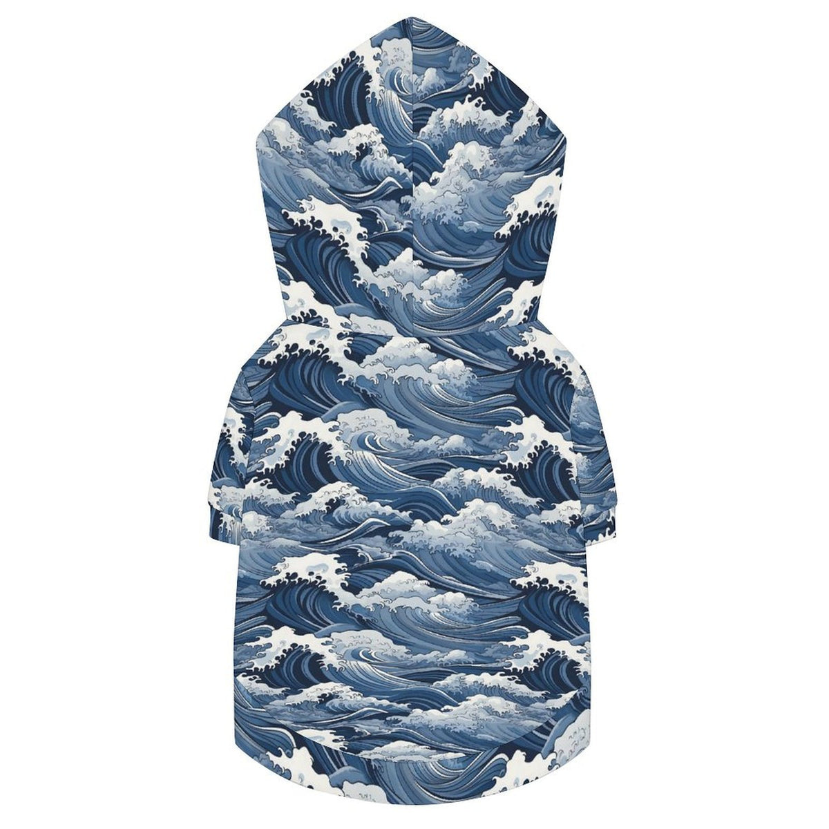 Japanese Waves Pet Hoodie (Large Size)