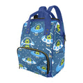 Cute Aliens in UFOs - Multi-Function Backpack, Nappy / Diaper Bag