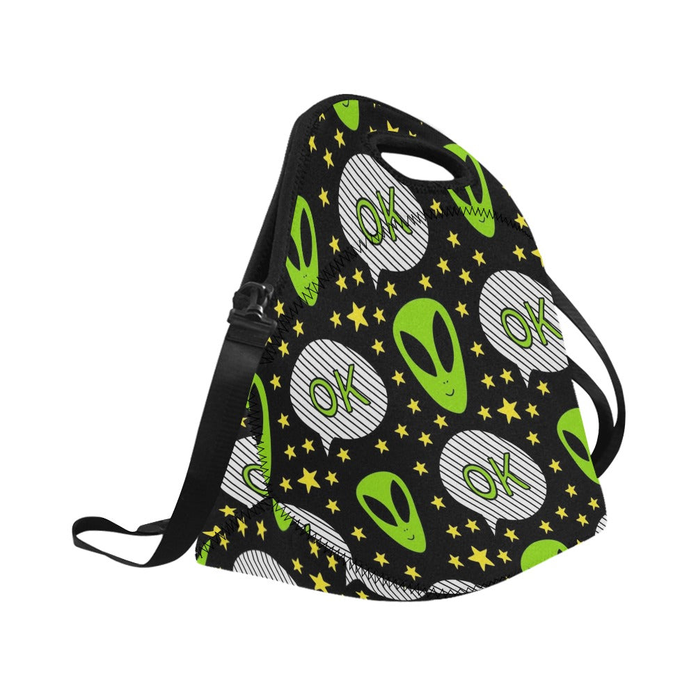 Alien OK - Neoprene Lunch Bag Neoprene Lunch Bag Printed Offshore