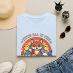 Cute Fox and Animal Friends We're All In This Together Like Hostages Unisex T-Shirt Unisex Adult T-shirt animal Globally Fulfilled