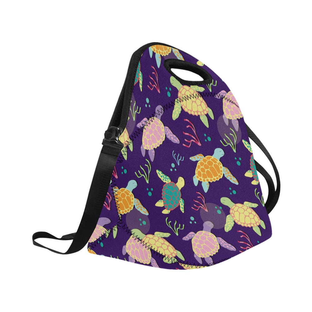 Turtles - Neoprene Lunch Bag Neoprene Lunch Bag Printed Offshore