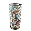Travel Montage 20oz Mobile Tumbler with Lid (Black Lock) One Size 20oz Travel Mug Printed Offshore