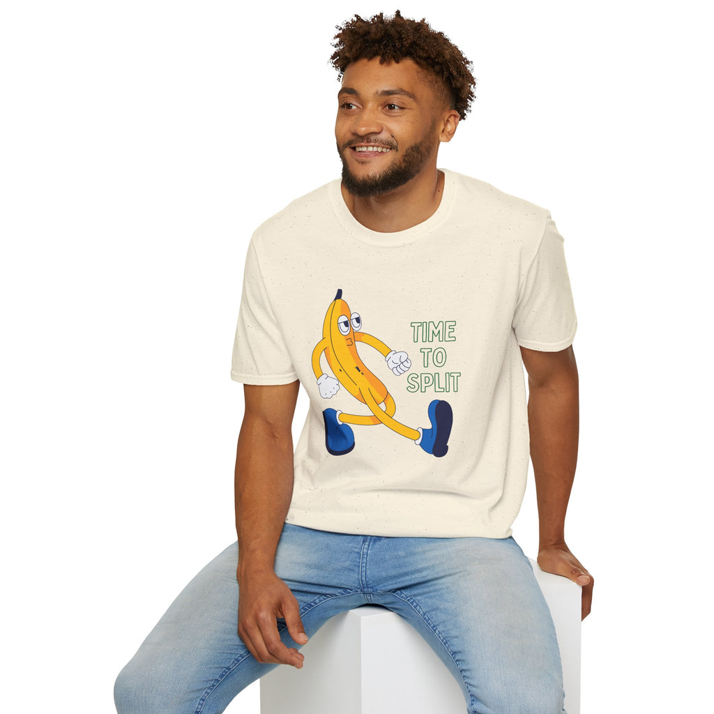 Banana, Time To Split - Unisex Softstyle T-Shirt