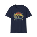 Turning 50, Vintage 1976 Unisex Softstyle T-Shirt Navy Unisex Adult T-shirt Australian Printer Birthday Retro