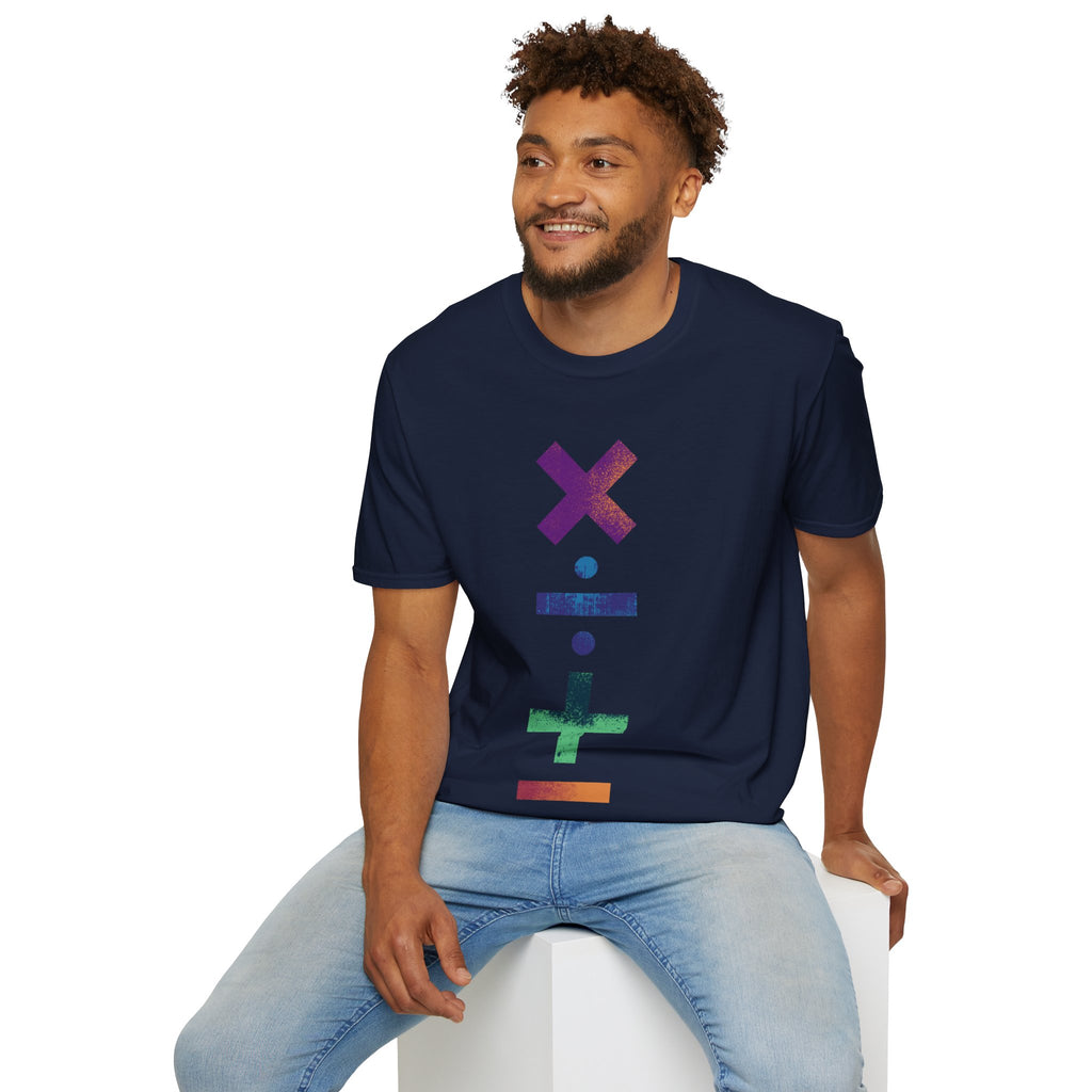 Maths Symbols - Unisex Softstyle T-Shirt