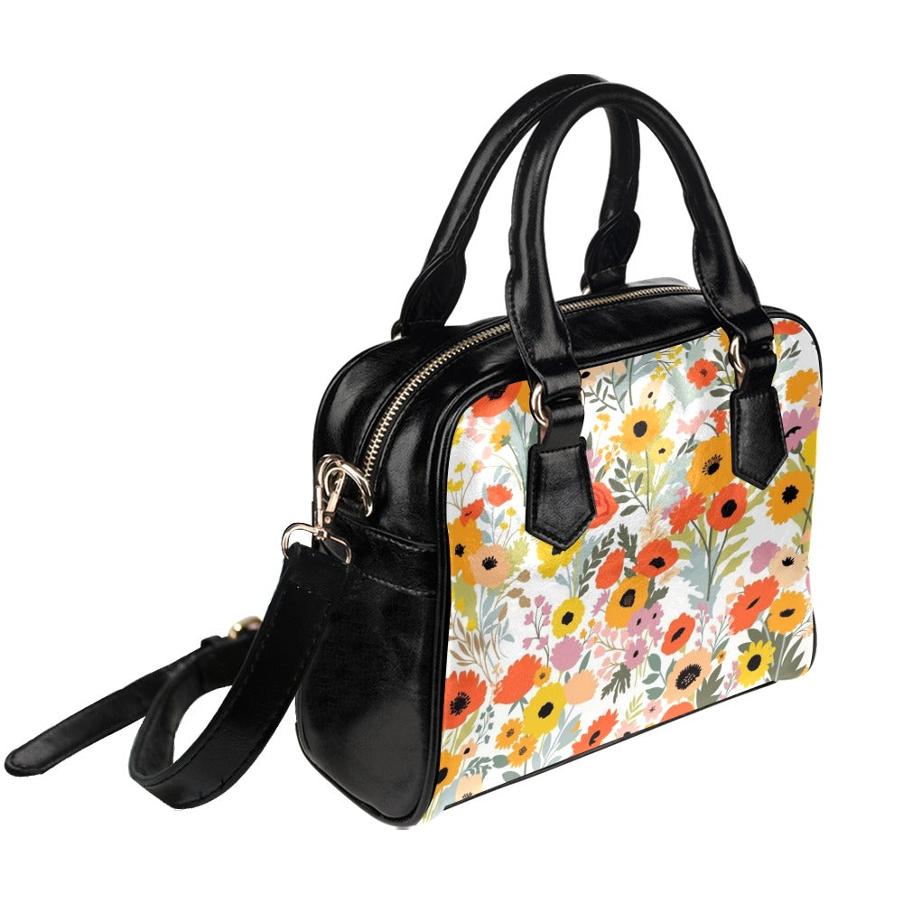 Fun Floral - Shoulder Handbag (Model 1634) Shoulder Handbags (1634)