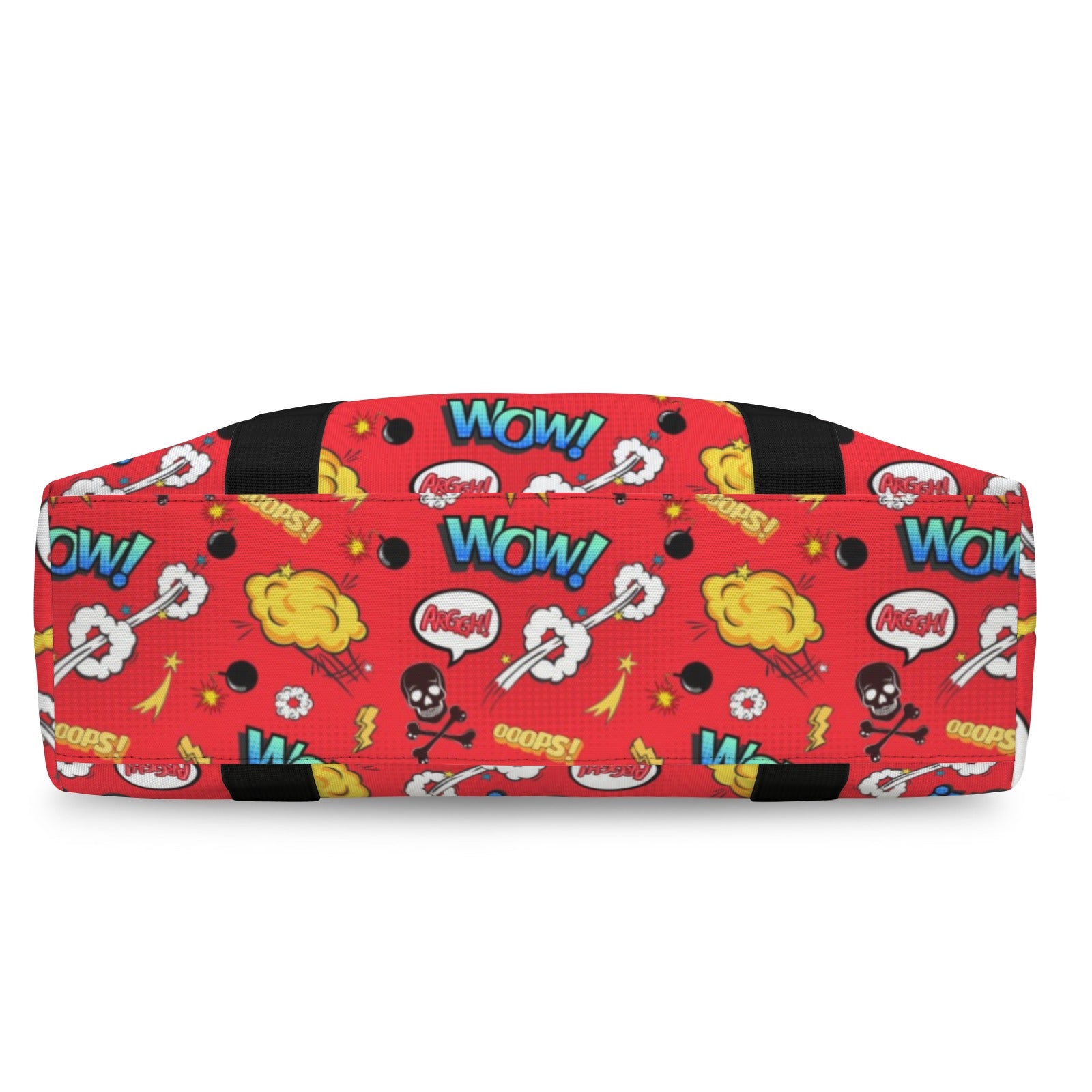 Comic Book Red Duffle Bag-Simple (Model 1715) Duffle Bag-Simple (1715)