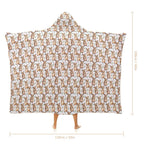 Quokkas Kids Hooded Blanket 100cm x 130cm