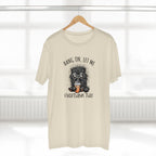 Hang On, Let Me Overthink This, Frazzled Cat - Mens Adult Staple Tee