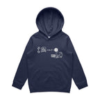 Cat String Theory Physics Kids AS Colour Hoodie