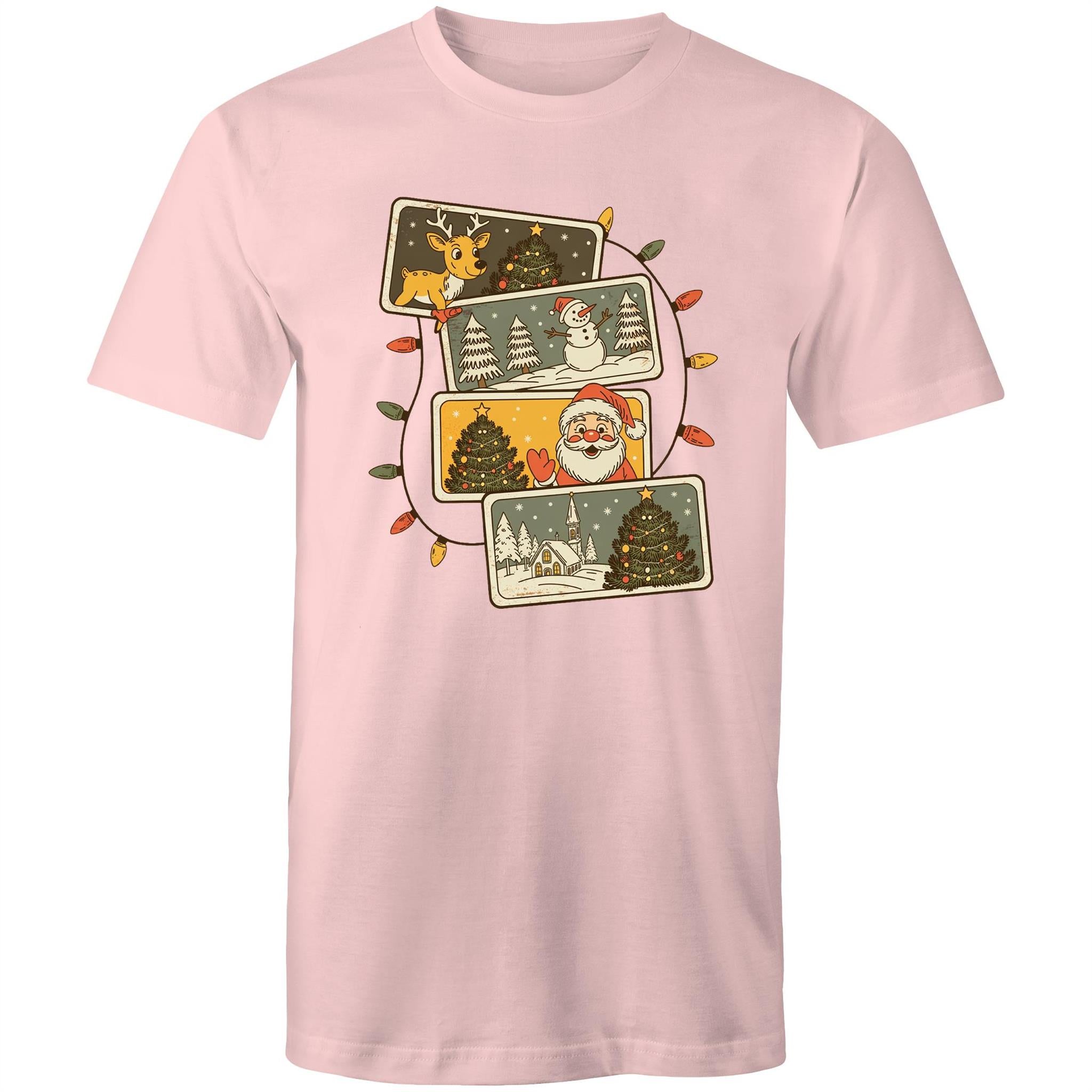 Retro Christmas Cards - Mens T-Shirt