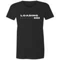 Loading - Womens T-shirt Black Womens T-shirt Printed In Australia Tech