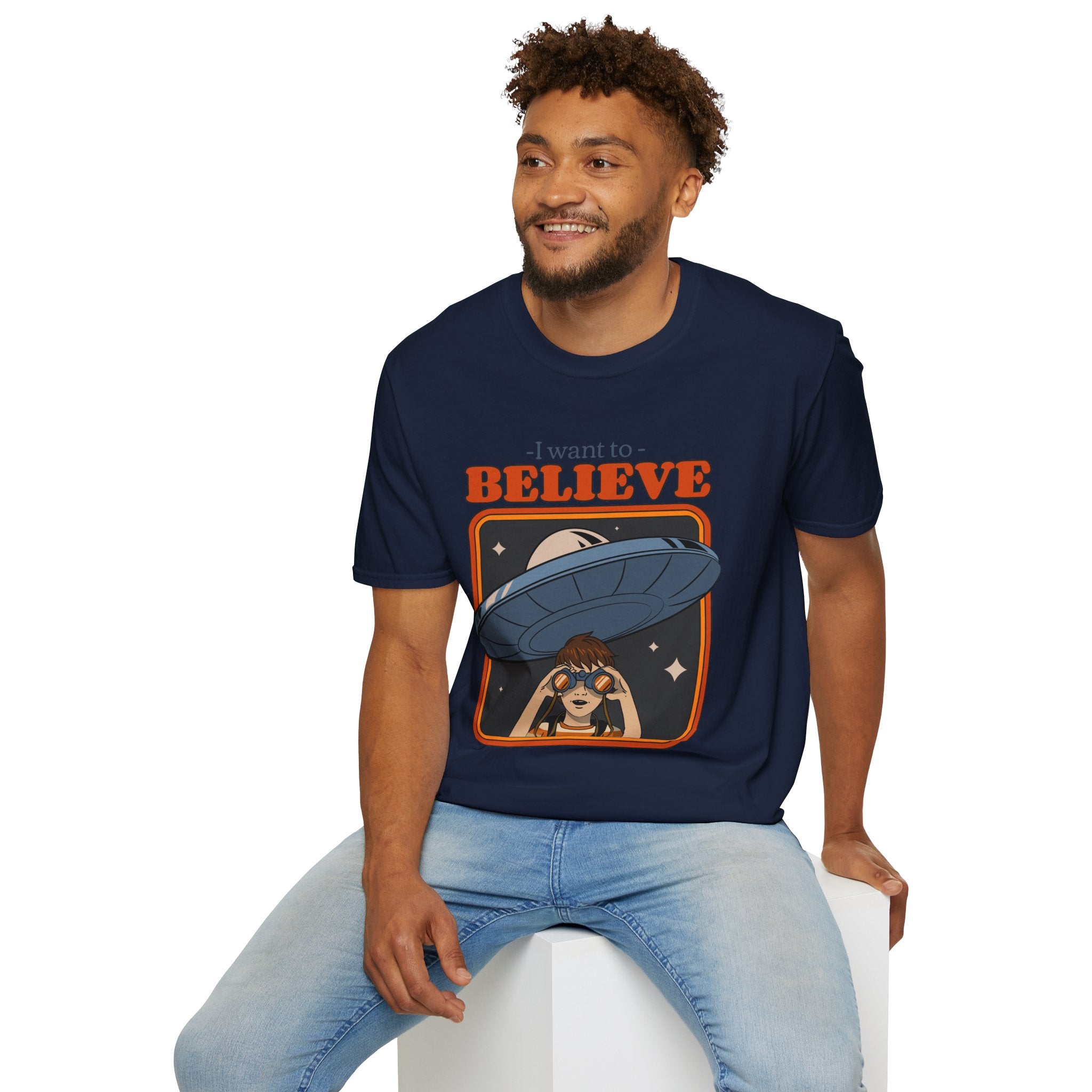 I Want To Believe, UFO - Unisex Softstyle T-Shirt