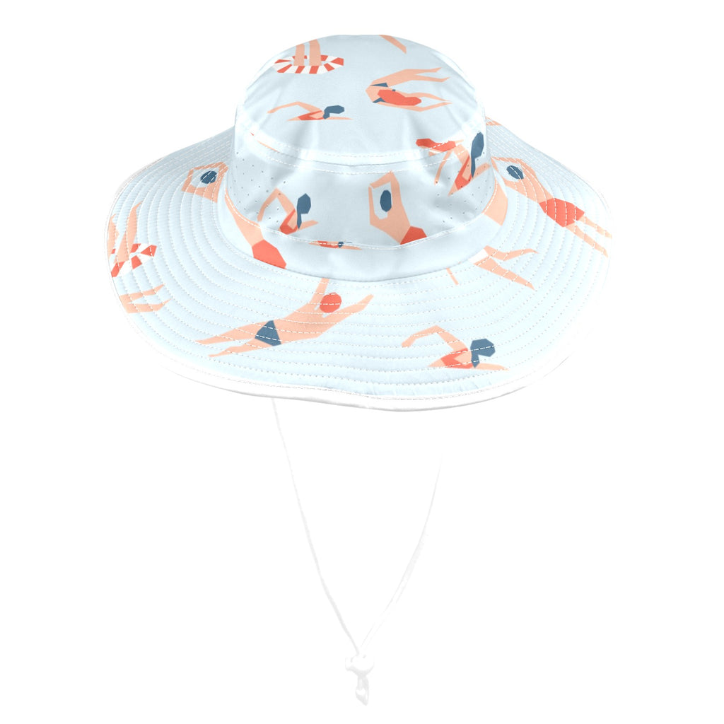 Summer Swim Wide Brim Bucket Hat Wide Brim Bucket Hat Printed Offshore Summer