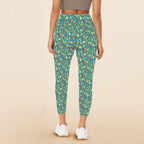 Summer Fruit Women's High Waist Pockets Yoga Leggings