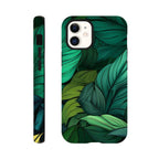 Tropical Leaves - Apple iPhone Tough case iPhone 12 Mini iPhone Tough Case Globally Fulfilled Plants