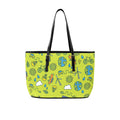 Go Green PU Leather Tote Bag Large One Size Leather Tote Bag-Large Printed Offshore