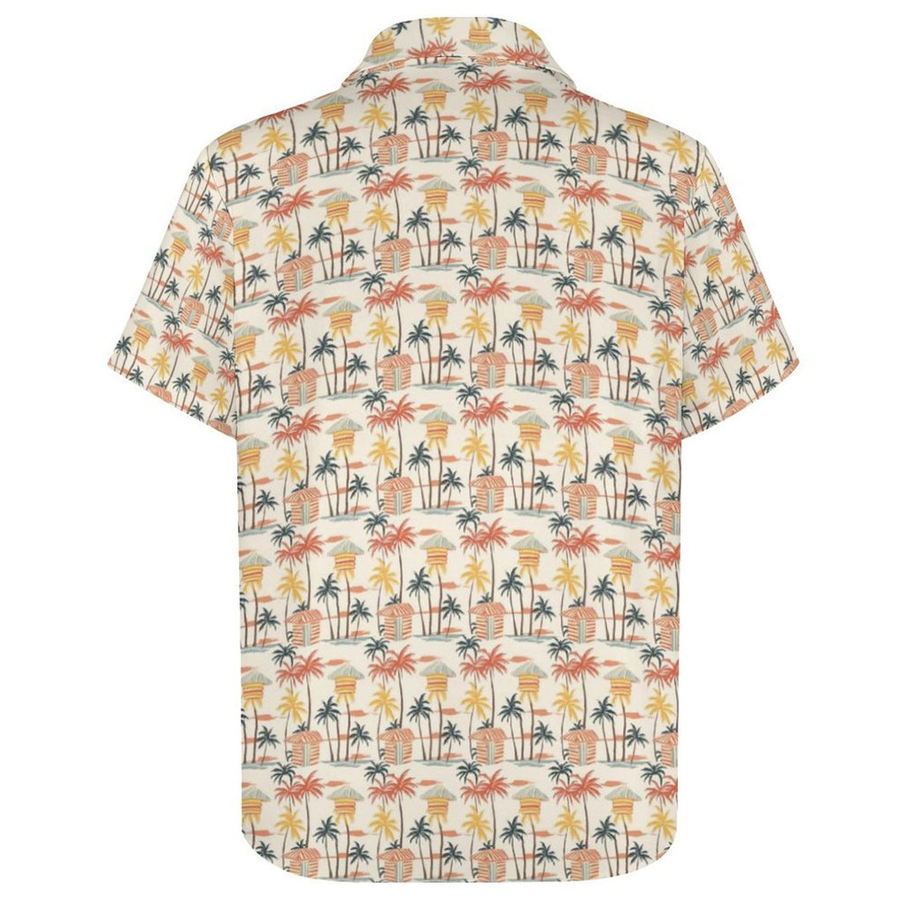 Beach Shack Women's Collared Pocketless Short Sleeve Shirt