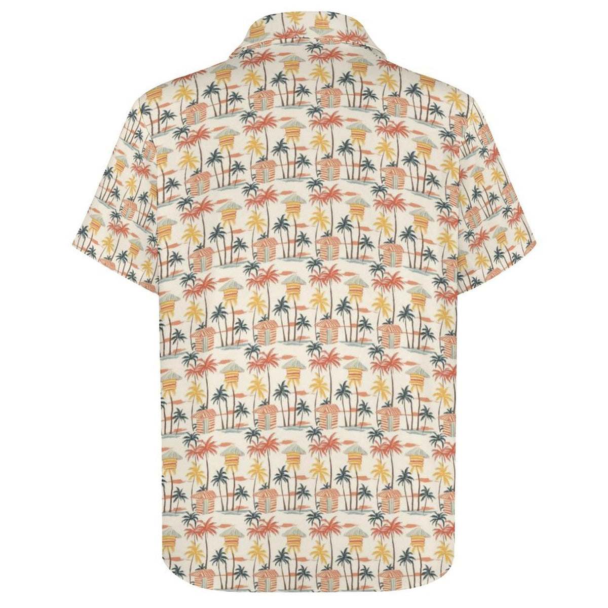 Beach Shack Women's Collared Pocketless Short Sleeve Shirt