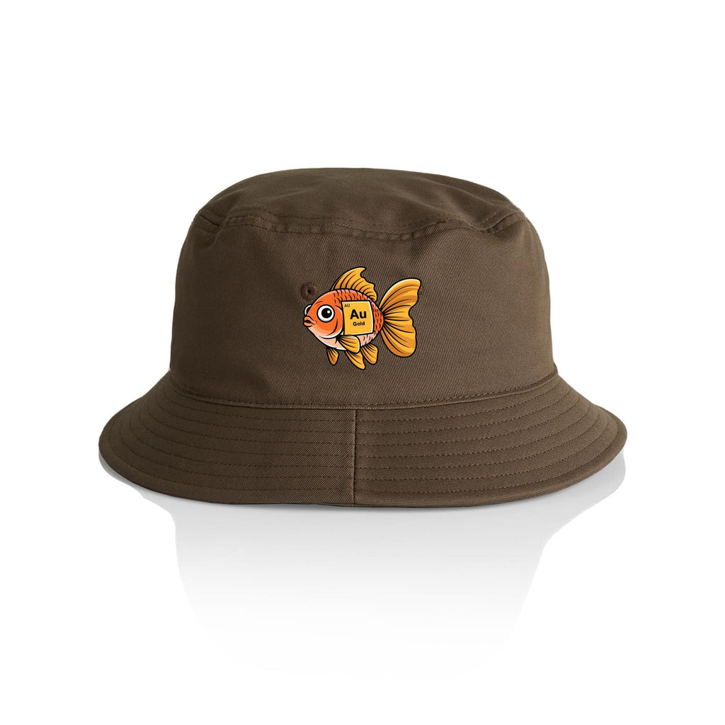 Gold Fish Periodic Table AS Colour Bucket Hat