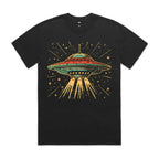 Retro UFO AS Colour Heavy Faded Tee